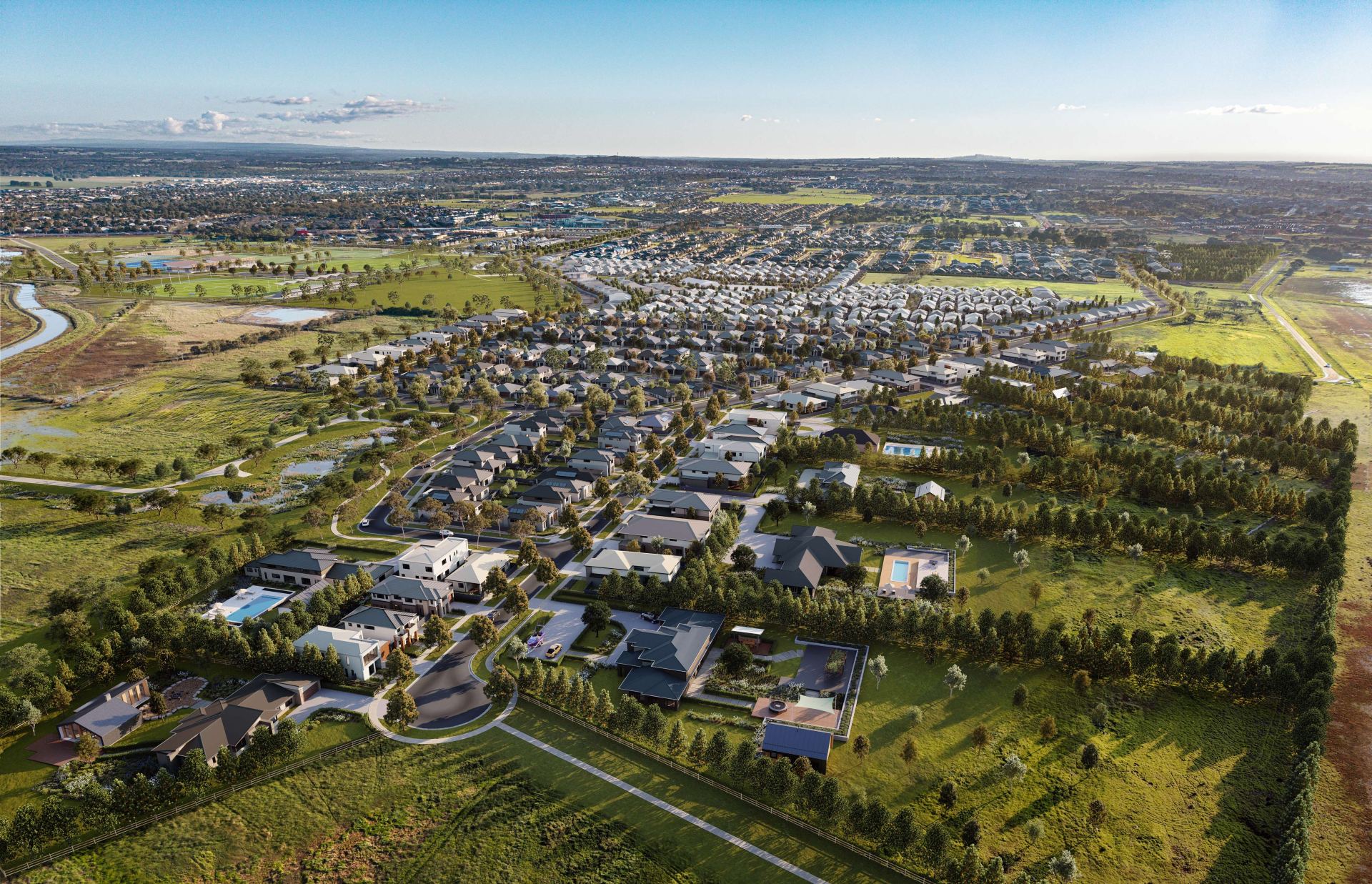 Armstrong Creek aerial